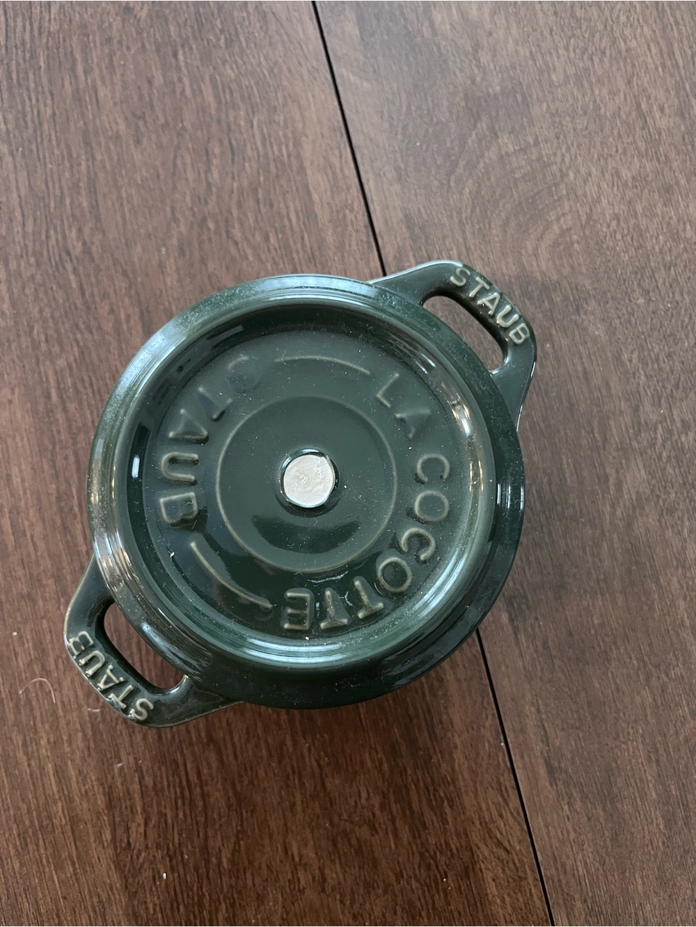 Staub La Cocotte Mini Round Cocotte - Deep Green